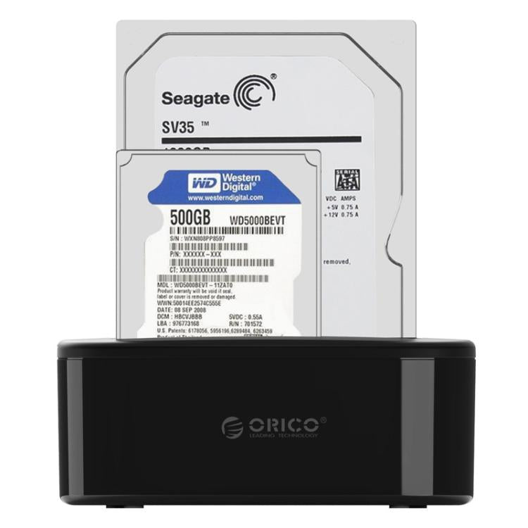 ORICO USB 3.0 Type-B to SATA External Storage Hard Drive Dock for 2.5 inch / 3.5 inch SATA HDD / SSD, 1 Bay – Durable Build, Easy to Use