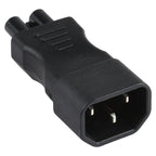 C5 to C14 AC Power Plug Adapter Converter Socket, C5 to C14 – Durable Build, Easy to Use C5 to C14