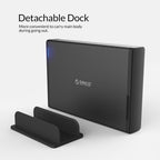 ORICO 7688C3 8TB 3.5 inch USB-C / Type-C Mobile HDD Enclosure with Detachable Base, Cable Length: 1m – Aluminum Alloy, TPU