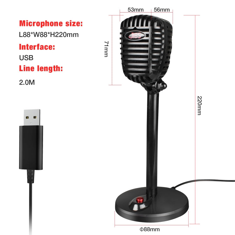 360 Degree Rotatable Driveless USB Voice Chat Device Video Conference Microphone, Cable Length: 2.2m – Wear-resistant