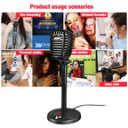 360 Degree Rotatable Driveless USB Voice Chat Device Video Conference Microphone, Cable Length: 2.2m – Wear-resistant