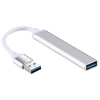 A-809 4 x USB 3.0 to USB 3.0 Aluminum Alloy HUB Adapter, A-809 – Aluminum Alloy