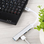 A-809 4 x USB 3.0 to USB 3.0 Aluminum Alloy HUB Adapter, A-809 – Aluminum Alloy