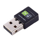 AC600Mbps 2.4GHz & 5GHz Dual Band USB 2.0 WiFi Free Drive Adapter External Network Card, AC600Mbps – Durable Build, Easy to Use