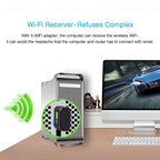 AC600Mbps 2.4GHz & 5GHz Dual Band USB 2.0 WiFi Free Drive Adapter External Network Card, AC600Mbps – Durable Build, Easy to Use