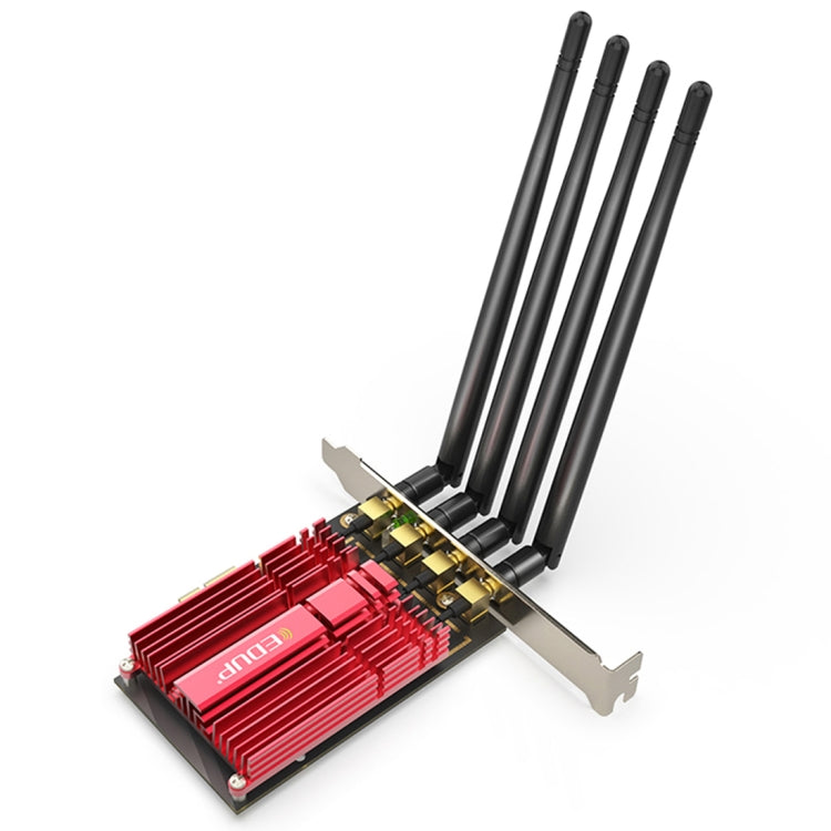 EDUP 9633-800 AC1900Mbps 2.4GHz & 5GHz Dual Band PCI-Express Adapter 4 Antenna External Network Card, AC1900Mbps – Durable Build, Easy to Use AC1900Mbps