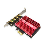 EDUP 9633-800 AC1900Mbps 2.4GHz & 5GHz Dual Band PCI-Express Adapter 4 Antenna External Network Card, AC1900Mbps – Durable Build, Easy to Use