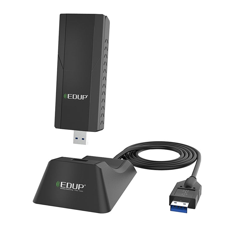 EDUP EP-AC1675 AC1900Mbps 2.4GHz & 5.8GHz Dual Band USB3.0 WiFi Adapter External Network Card, EP-AC1675 – Flip, Data Transmission