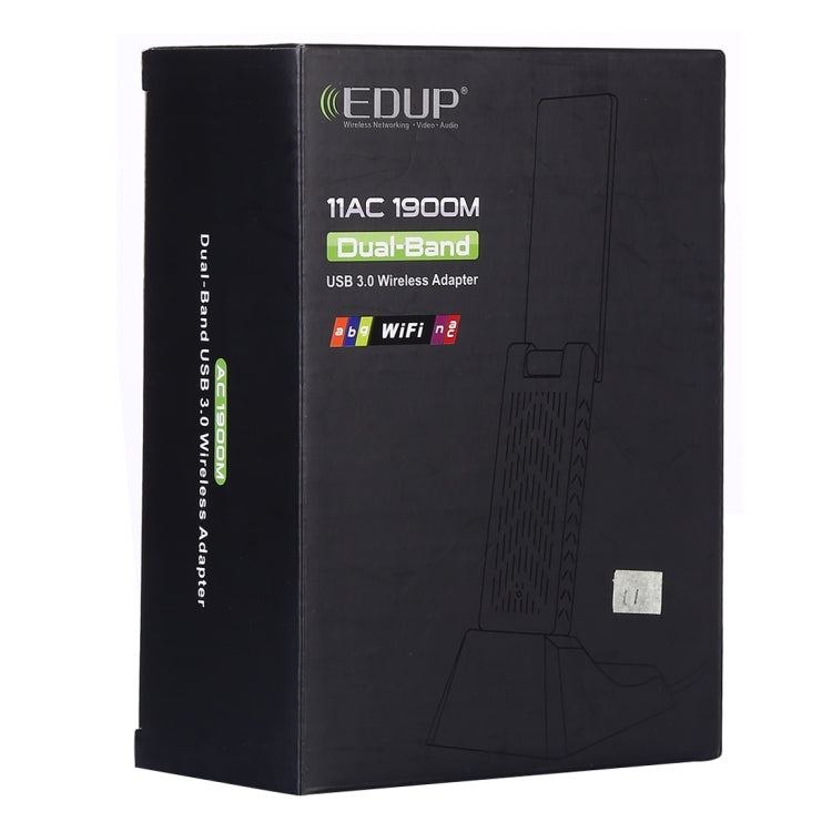 EDUP EP-AC1675 AC1900Mbps 2.4GHz & 5.8GHz Dual Band USB3.0 WiFi Adapter External Network Card, EP-AC1675 – Flip, Data Transmission
