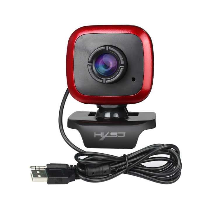 HXSJ A849 480P Adjustable 360 Degree HD Video Webcam PC Camera with Microphone – Durable Build, Easy to Use