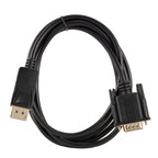 DP to VGA HD Converter Cable, Cable Length: 1.8m, DP to VGA – Durable Build, Easy to Use