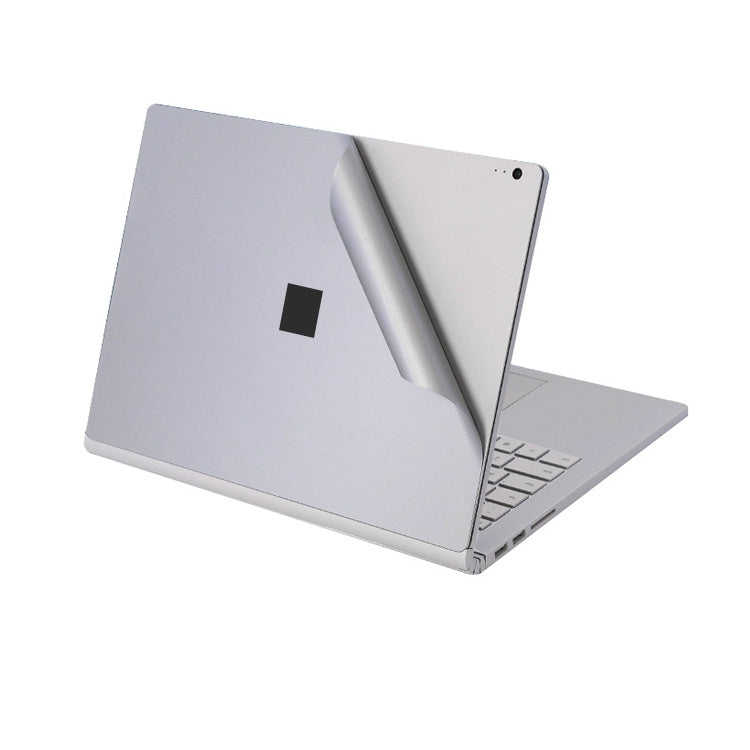 4 in 1 Notebook Shell Protective Film Sticker Set for Microsoft Surface Book 2 15 inch – Durable Build, Easy to Use Grey