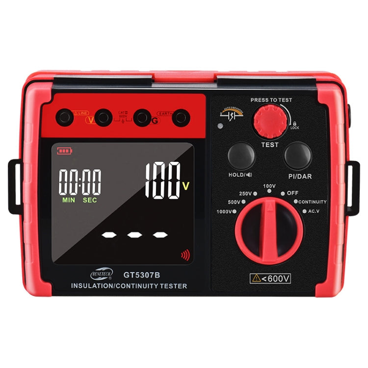 BENETECH GT5307B Professional LCD Digital Insulation Resistance Tester, GT5307B Insulation Resistance Tester GT5307B Insulation Resistance Tester