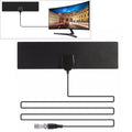 25 Miles Range 28dBi High Gain Amplified Digital HDTV Indoor Outdoor TV Antenna with 3.7m Coaxial Cable & IEC Adapter, 25 Miles 28dBi 25 Miles 28dBi