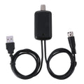 USB Connector Signal Booster Amplifier + IEC Converter Head, USB 50 Miles 25dBi USB 50 Miles 25dBi