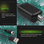 USB Connector Signal Booster Amplifier + IEC Converter Head, USB 50 Miles 25dBi