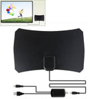 50 Miles Range 25dBi High Gain Digital Indoor HDTV Antenna with 3m Coaxial Cable, 50 Miles 25dBi Black 50 Miles 25dBi Black