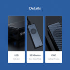ORICO M2PVC3-G20-GY-BP USB3.2 20Gbps M.2 NVMe SSD Enclosure, M2PVC3-G20-GY-BP – TPU