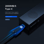 ORICO M2PVC3-G20-GY-BP USB3.2 20Gbps M.2 NVMe SSD Enclosure, M2PVC3-G20-GY-BP – TPU