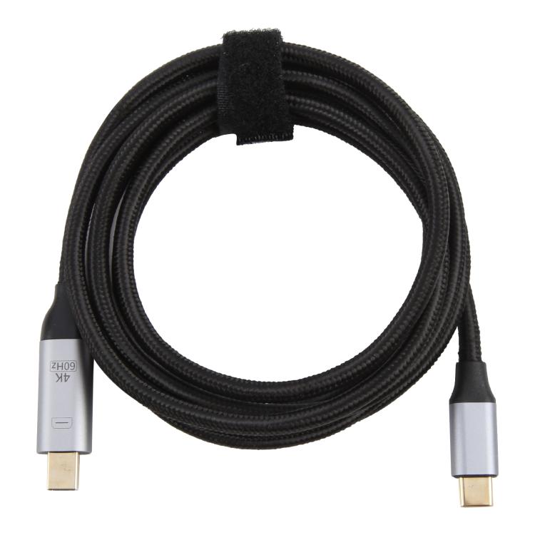 USB-C / Type-C Male to 4K 60Hz Mini DP Male Adapter Cable, Length: 1.8m, Mini DP Male – TPU, 4K
