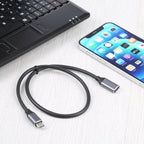 USB-C / Type-C Male to USB-C / Type-C Female Adapter Cable, Cable Length: 50cm, 50cm – Durable Build, Easy to Use