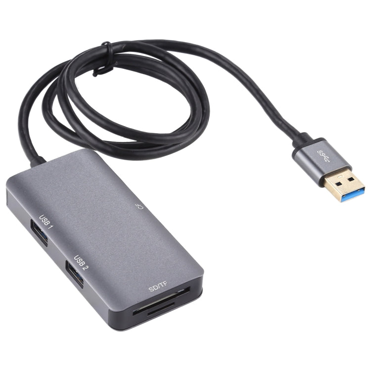 5 In 1 Dual USB 3.0 + CF + TF + SD Multi-function USB 3.0 Card Reader, 5 In 1 USB 3.0 – Durable Build, Easy to Use 5 In 1 USB 3.0