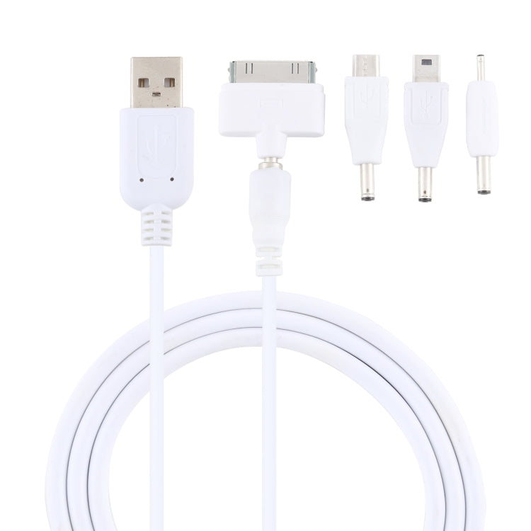 5 in 1 Multi-function Data Cable with 4 Adapters, Suitable for Mico USB / HDMI / Nokia 2.0 / iPhone 4, 5 in 1 – Durable Build, Easy to Use