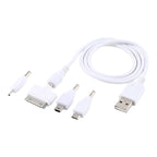 5 in 1 Multi-function Data Cable with 4 Adapters, Suitable for Mico USB / HDMI / Nokia 2.0 / iPhone 4, 5 in 1 – Durable Build, Easy to Use