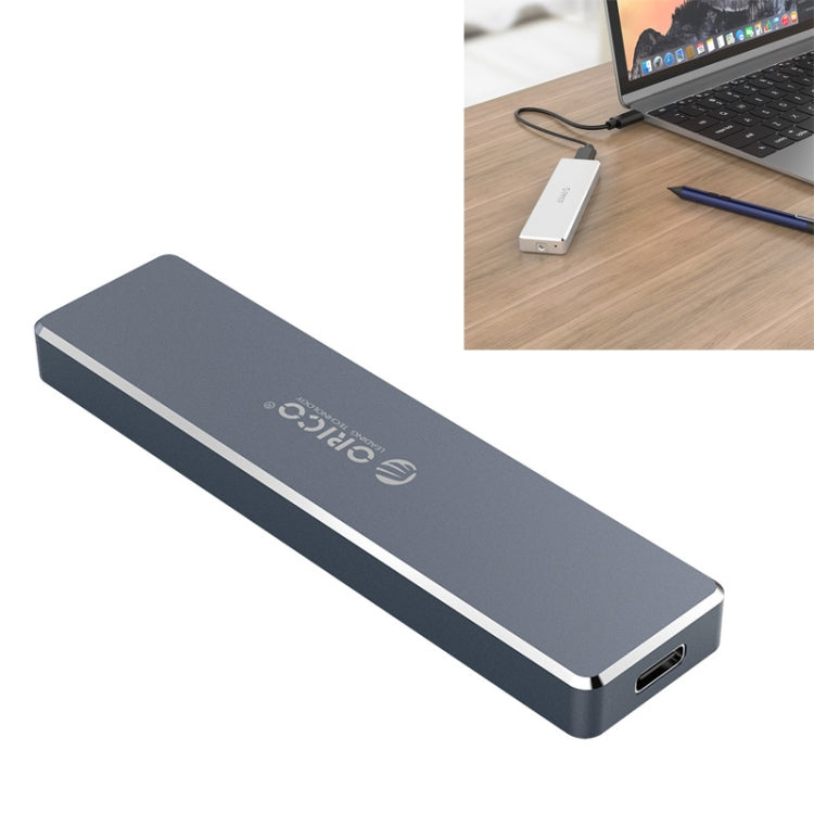 ORICO PCM2-C3 M.2 M-Key to USB 3.1 Gen2 USB-C / Type-C Push-top Solid State Drive Enclosure, The Maximum Support Capacity: 2TB – Waterproof, Aluminum Alloy, TPU Grey