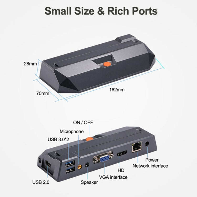 R1pro Windows and Linux System Mini PC, Quad Core 1.5GHz, RAM: 1GB, ROM: 8GB, Support WiFi, WiFi Version – TPU