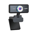 HXSJ S4 1080P Adjustable 180 Degree HD Manual Focus Video Webcam PC Camera with Microphone – Durable Build, Easy to Use Default Title