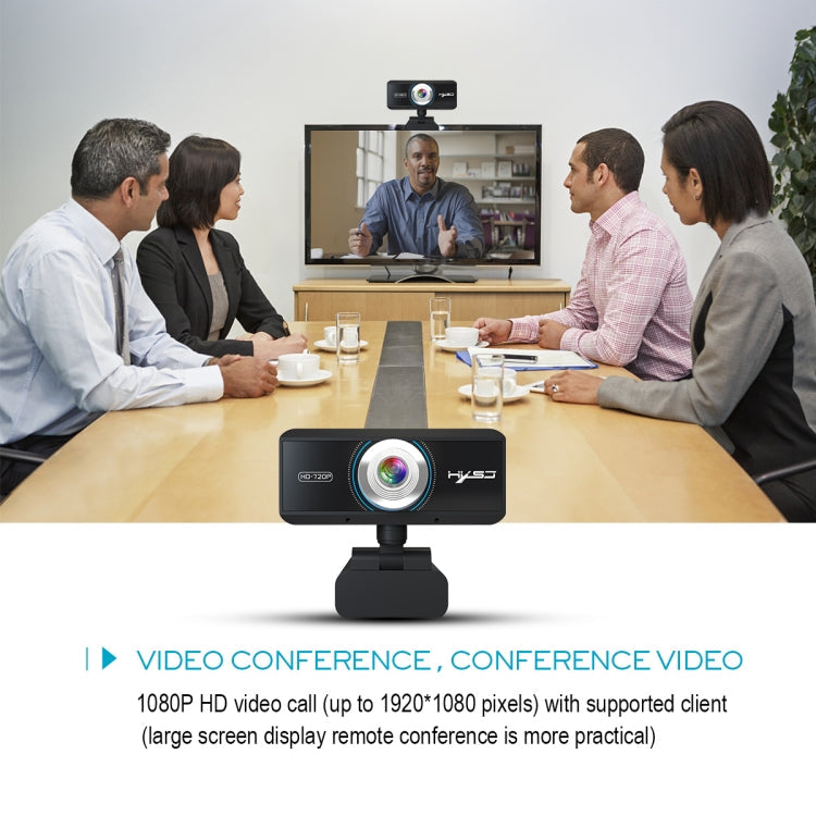 HXSJ S4 1080P Adjustable 180 Degree HD Manual Focus Video Webcam PC Camera with Microphone – Durable Build, Easy to Use