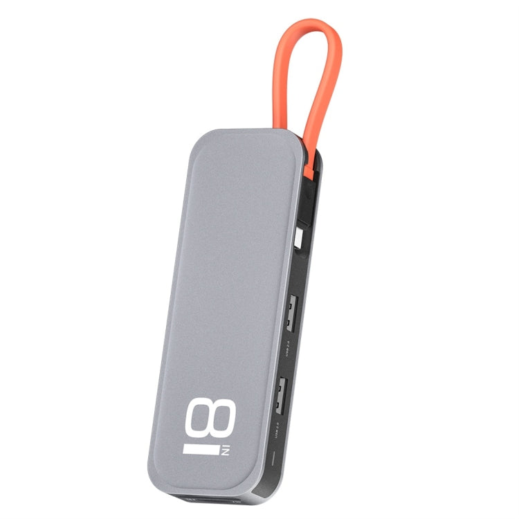ROCK TR03 8 In 1 Type-C / USB-C to HDMI Multifunctional Extension HUB Adapter, TR03 – 4K TR03