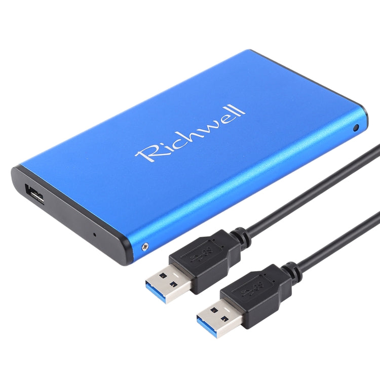Richwell SATA R2-SATA-500GB 500GB 2.5 inch USB3.0 Super Speed Interface Mobile Hard Disk Drive, 500GB – Durable Build, Easy to Use 500GB Blue