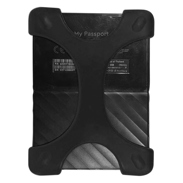 X Type 2.5 inch Portable Hard Drive Silicone Case for 2TB-4TB WD & SEAGATE & Toshiba Portable Hard Drive, without Hole – Shockproof