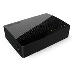 Tenda SG105 Mini 5 Ports 1000Mpbs Fast Gigabit Ethernet Network Switch LAN HUB, Tenda SG105 5 Ports Black – Durable Build, Easy to Use