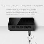 Tenda SG105 Mini 5 Ports 1000Mpbs Fast Gigabit Ethernet Network Switch LAN HUB, Tenda SG105 5 Ports Black – Durable Build, Easy to Use
