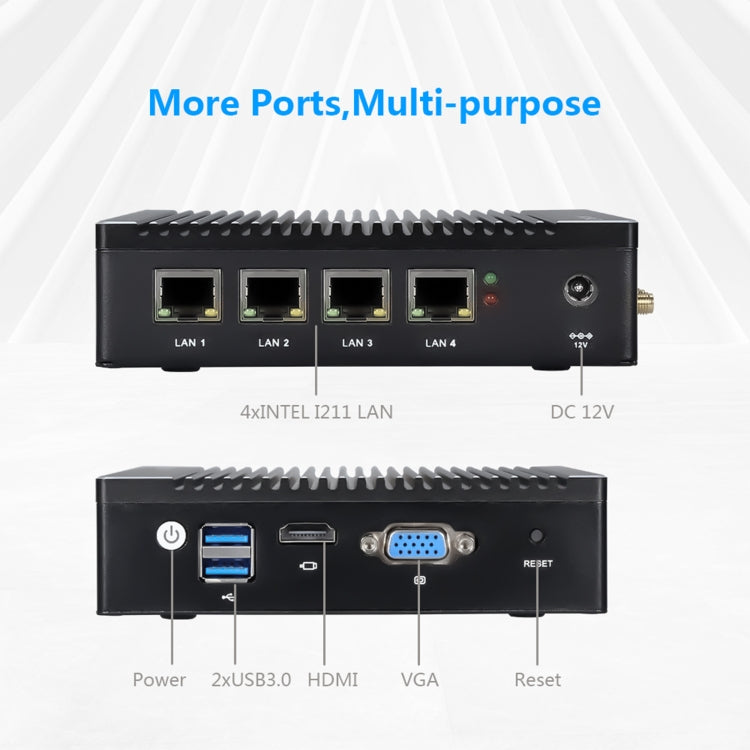 K660G4 Windows and Linux System Mini PC, Intel Celeron Processor N2840 Quad-Core 2M Cache,1.83GHz, up to 2.25GHz, 2GB RAM + 32GB SSD, 2GB+32GB – TPU