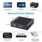 K660G4 Windows and Linux System Mini PC, Intel Celeron Processor N2840 Quad-Core 2M Cache,1.83GHz, up to 2.25GHz, 2GB RAM + 32GB SSD, 2GB+32GB – TPU