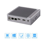 K660S Windows and Linux System Mini PC, Intel Celeron Processor N2840 Quad-Core 1.83- 2.25GHz, 2GB RAM + 32GB SSD, 2GB+32GB – Aluminum Alloy, TPU