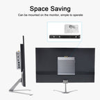 K660S Windows and Linux System Mini PC, Intel Celeron Processor N2840 Quad-Core 1.83- 2.25GHz, 2GB RAM + 32GB SSD, 2GB+32GB – Aluminum Alloy, TPU