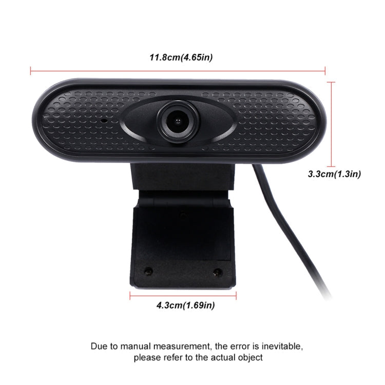 HD 1080P USB Camera WebCam with Microphone, 1080P – Durable Build, Easy to Use