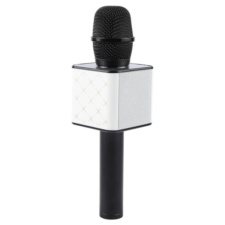 SDRD SD-08 Double Speakers High Sound Quality Handheld KTV Karaoke Recording Bluetooth Wireless Condenser Microphone – Bluetooth, TPU Black