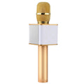 SDRD SD-08 Double Speakers High Sound Quality Handheld KTV Karaoke Recording Bluetooth Wireless Condenser Microphone Gold