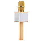 SDRD SD-08 Double Speakers High Sound Quality Handheld KTV Karaoke Recording Bluetooth Wireless Condenser Microphone Gold