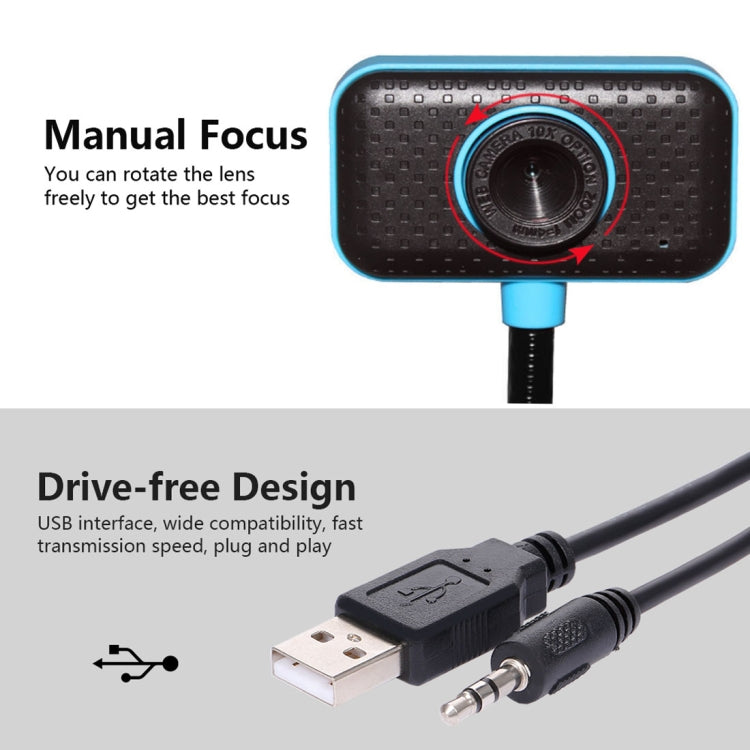 4.0 Mega Pixels USB 2.0 Driverless Desktop Laptop Camera / Webcam with Mic – Durable Build, Easy to Use