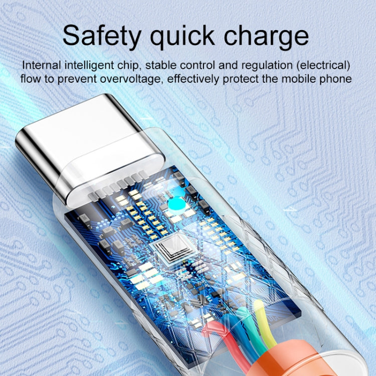 Mech Series 6A 120W USB to USB-C / Type-C Metal Plug Silicone Fast Charging Data Cable, Length: 1.2m, 1.2m Type-C – Fast Charging, Aluminum Alloy