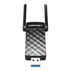 COMFAST C-952AX V2 1800Mbps Dual Band Wireless Network Card WiFi6 USB Adapter, CF-952AX V2 – Plug-and-play