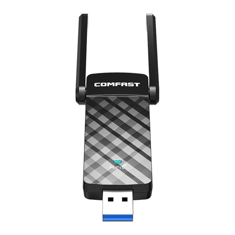 COMFAST C-952AX V2 1800Mbps Dual Band Wireless Network Card WiFi6 USB Adapter, CF-952AX V2 – Plug-and-play