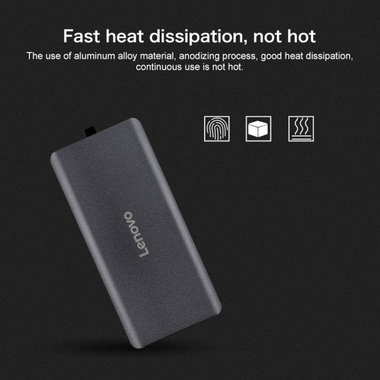 Lenovo LX0801 Type-C / USB-C Network Cable Interface Converter Docking Station, LX0801 – Aluminum Alloy